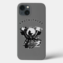 ヴィンテージのKnuckleheadのオートバイエンジン iPhone 13ケース