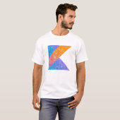 ヴィンテージのKotlinのプログラミング言語 Tシャツ (正面フル)