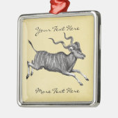 ヴィンテージのKuduのオーナメント メタルオーナメント (左)