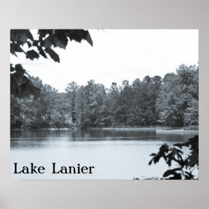 ヴィンテージのlook湖のLanierポスター ポスター