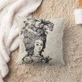 ヴィンテージのMarieアントワネットの枕 クッション (ブランケット)