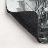 ヴィンテージのMayflower場面 マウスパッド (コーナー)