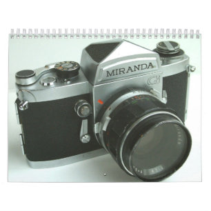 ヴィンテージのMiranda G 35mm SLRのカメラのカレンダー2013年 カレンダー