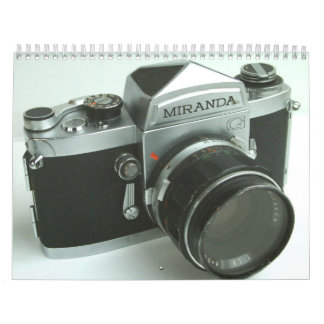 ヴィンテージのMiranda G 35mm SLRのカメラのカレンダー2013年 カレンダー