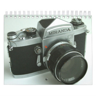 ヴィンテージのMiranda G 35mm SLRのカメラのカレンダー2013年 カレンダー
