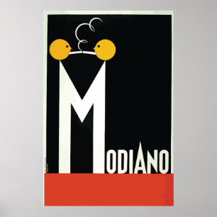 ヴィンテージのModianoの巻きたばこ用紙 ポスター