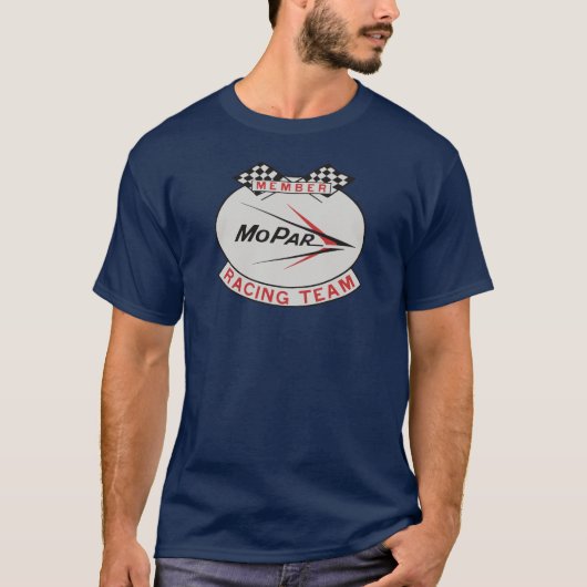 ヴィンテージのMoparの競争のチーム・メンバーのティー Tシャツ (正面)