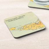 ヴィンテージのNantucketの地図のコースター コースター (左側)