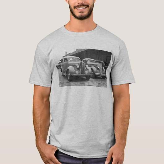ヴィンテージのPackardsクラシックな車のレトロのカッコいい Tシャツ (正面)