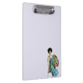 ヴィンテージのPainter Paletteビクトリアンな芸術家の女性 クリップボード (右)