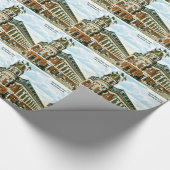 ヴィンテージのPhillyの野球のShibe公園の運動競技 ラッピングペーパー (角)