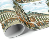 ヴィンテージのPhillyの野球のShibe公園の運動競技 ラッピングペーパー (ロールコーナー)