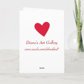 ヴィンテージのPierrotのバレンタイン シーズンカード (裏面)