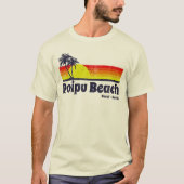 ヴィンテージのPoipuのビーチ Tシャツ (正面)