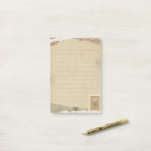 ヴィンテージのPost-Itメモ ポストイット (デスク上)