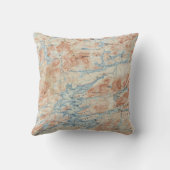 ヴィンテージのRaquette湖のニューヨークの地形図 クッション (裏面)