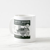 ヴィンテージのReddyのキロワットの広告のマグ コーヒーマグカップ (正面左)