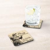 ヴィンテージのRemingtonの速く確実なライフルの飲み物用コースター コースター (右側)