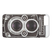 ヴィンテージのRolleiflexのカメラ Case-Mate iPhoneケース (裏面(横))