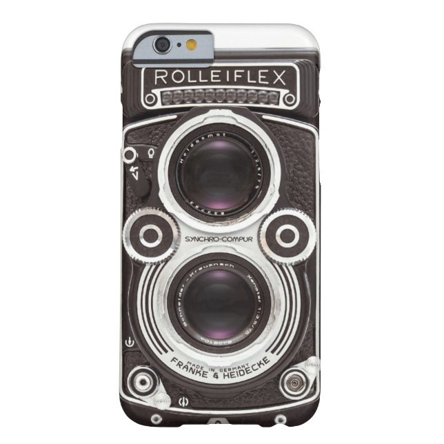 ヴィンテージのRolleiflexのカメラ Case-Mate iPhoneケース (裏面)