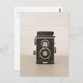 ヴィンテージのRolleiflex対レンズのカメラ ポストカード (正面/裏面)
