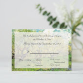 ヴィンテージのRSVP ウェディング招待状 招待状 (スタンド正面)