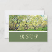 ヴィンテージのRSVP ウェディング招待状 招待状 (裏面)