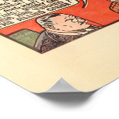 ヴィンテージのSFアドベンチャーテロの緑の顔 ポスター (角)