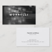 ヴィンテージのSHADOW TYPE （ムーディフォト名刺） 名刺 (正面/裏面)