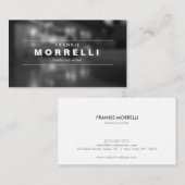 ヴィンテージのSHADOW TYPE （ムーディフォト名刺） 名刺 (正面/裏面)