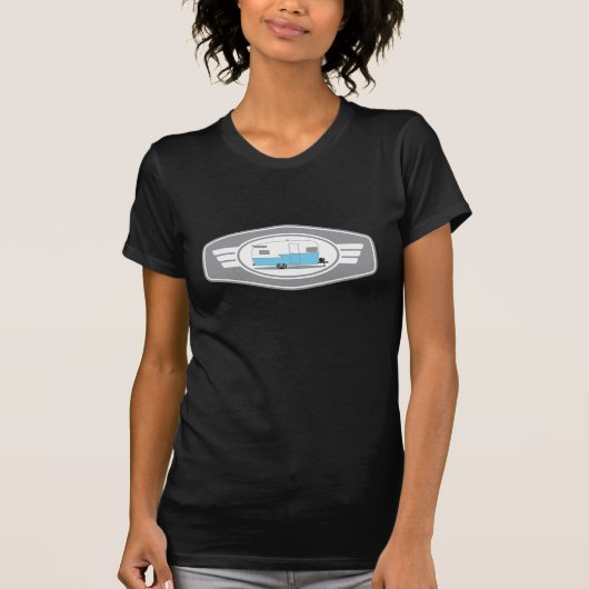 ヴィンテージのShastaのトレーラー Tシャツ (正面)