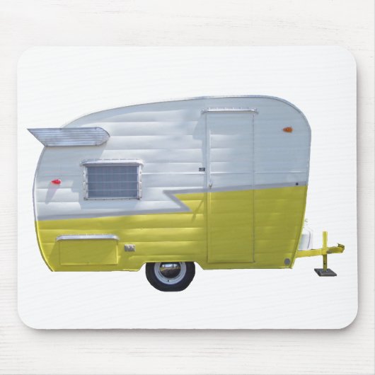 ヴィンテージのShastaの密集したトレーラーのマウスパッド マウスパッド (正面)