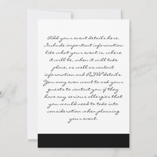 ヴィンテージのSnowyのフクロウの招待状 招待状 (裏面)