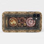 ヴィンテージのSteampunkのエレガントな時計 Case-Mate iPhoneケース (裏面(横))