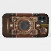 ヴィンテージのSteampunkのカメラ#1C Case-Mate iPhoneケース (裏面(横))