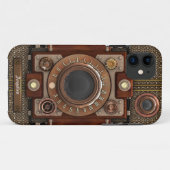 ヴィンテージのSteampunkのカメラ#1E (De Luxe!) Case-Mate iPhoneケース (裏面(横))