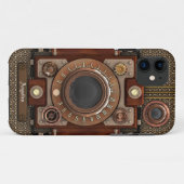 ヴィンテージのSteampunkのカメラ#1E (De Luxe!) Case-Mate iPhoneケース (裏面(横))
