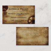 ヴィンテージのSteampunkのコグの名刺 名刺 (正面/裏面)