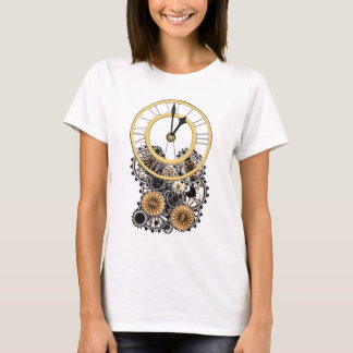ヴィンテージのSteampunkのスタイリッシュでエレガントな時計 Tシャツ