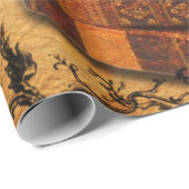 ヴィンテージのSteampunkの列車の壁紙 ラッピングペーパー (ロールコーナー)