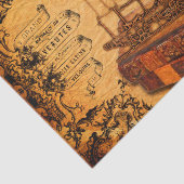 ヴィンテージのSteampunkの列車の壁紙 薄葉紙 (詳細)