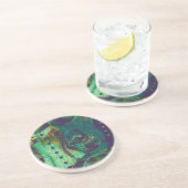 ヴィンテージのSteampunkの壁紙 コースター (側面)