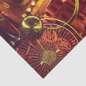 ヴィンテージのSteampunkの壁紙 薄葉紙 (詳細)