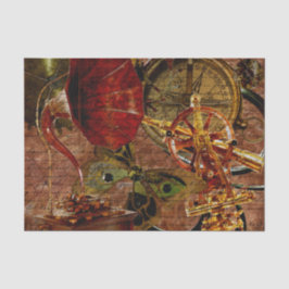 ヴィンテージのSteampunkの壁紙 薄葉紙