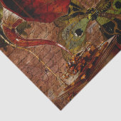 ヴィンテージのSteampunkの壁紙 薄葉紙 (詳細)