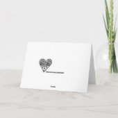 ヴィンテージのSteampunkの時計は金ゴールドのハートを働かせましたり及び連動させます シーズンカード (裏面)