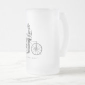 ヴィンテージのSteampunkの骨シェーカー フロストグラスビールジョッキ (正面右)