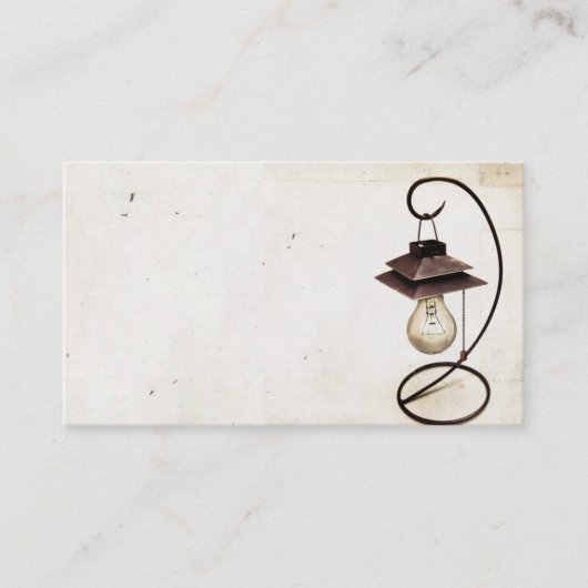 ヴィンテージのSteampunkランプの名刺 名刺 (正面)