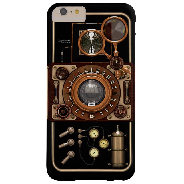 ヴィンテージのSteampunk TLRのカメラ#2B Case-Mate iPhoneケース (裏面)