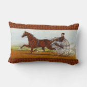 ヴィンテージのSulky競馬 ランバークッション (裏面)